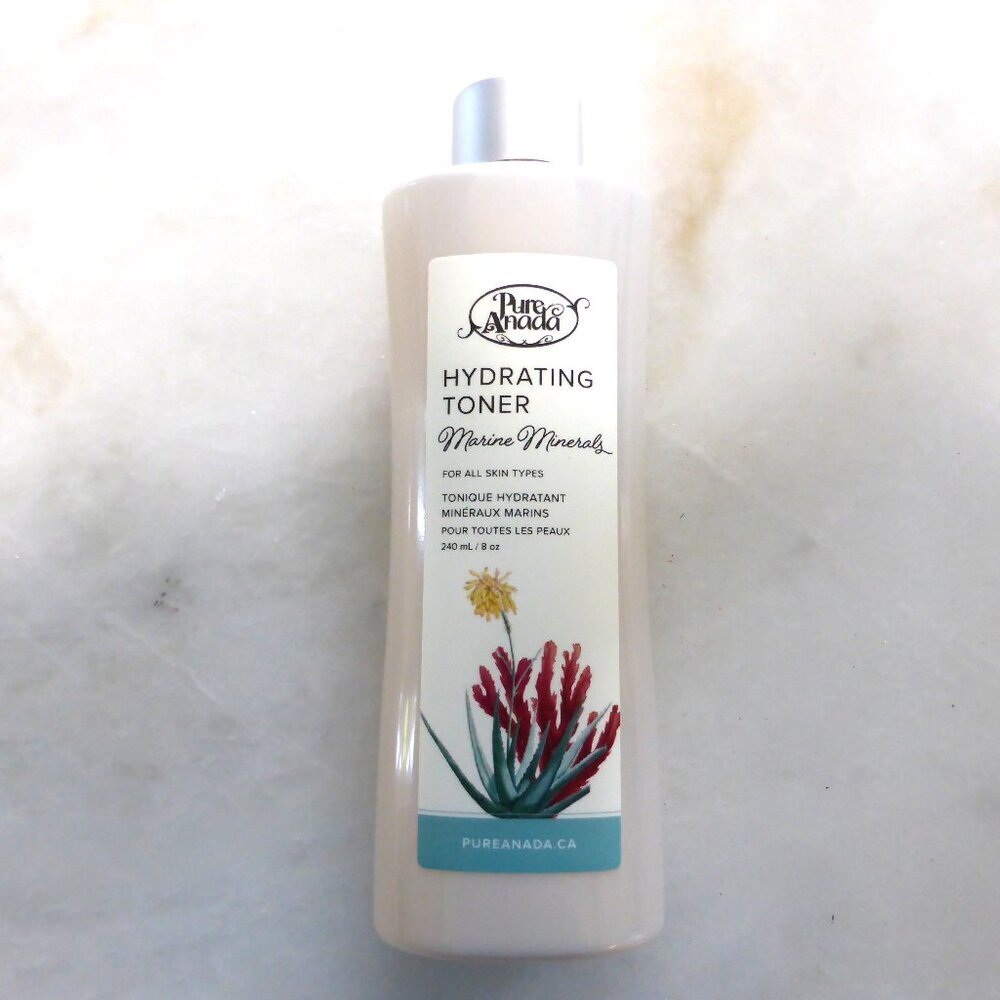 New! Pure Anada Marine Mineral Toner, Spray Mist, Hydrating Vegan All Skin Types